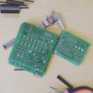 Super Sixteen PCB and Panel set w/ microcontroller